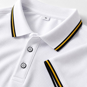 Polo de performance pour homme avec logo personnalisé, 200 GSM, col à revers, tissu piqué respirant, décontracté, uniforme de golf, vente en gros - Product Image 4