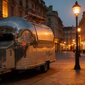 餐饮售卖车廉价食品拖车热狗汉堡披萨食品车出售 - Product Image 1