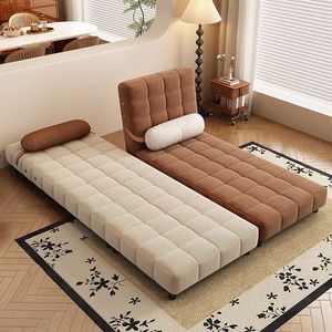 Ghế sofa giường gấp gọn kiểu kem dành cho một người, tiện lợi, hiện đại, có thể kéo dài, đa năng, dùng được cho phòng khách - Product Image 1