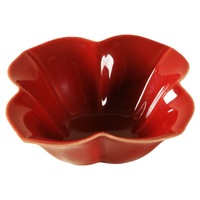 Plat à sauce en grès rouge festif Jiutian Kiln, bol à trempette de grande valeur pour fondue chinoise, porte-encens, assiette à collations et noix