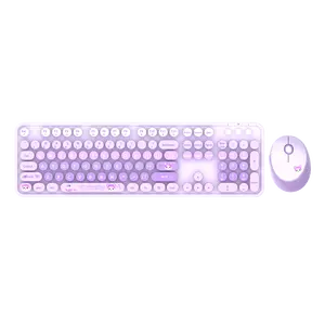 Venta al por mayor de fábrica 2,4G inalámbrico de tamaño completo teclado ratón combinado en Stock