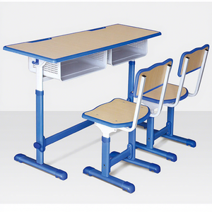 Arredi per Aule Scolastiche Direttamente dalla Fabbrica, Certificati ISO, Banchi Doppi <span class=keywords><strong>in</strong></span> <span class=keywords><strong>Legno</strong></span> Robusto con <span class=keywords><strong>Sedie</strong></span> per Aule Scolastiche - Product Image 6