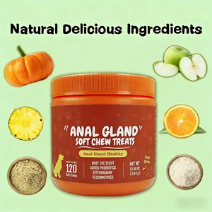Suplemento para Mascotas OEM/ODM, Golosinas Masticables para Perros para las Glándulas Anales, Buena Digestión, para la Lengüinade Excesiva Alrededor de la Cola/Ano - Product Image 2