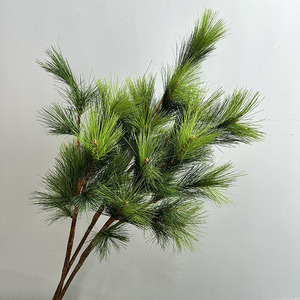 Hot Bán Lớn Thân Cây Nhân Tạo Mềm Nhựa Thông Cây Kim Chi Nhánh Năm Mới Giáng Sinh Ngoài Trời Trang Trí Nhà Hình Nón Trái Cây - Product Image 2