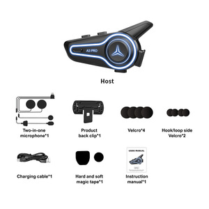 Nuevo Auricular Bluetooth para Casco 2026, Intercomunicador Universal para Casco Integral y Abierto, Hi-Fi, Bajos Potentes, Impermeable, Larga Duración, A3 - Product Image 4