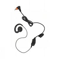 PMLN5957 Earpiece Kabel Tunggal Dengan Tabung Akustik dan Mikrofon PTT Inline untuk Headset Radio Dua Arah SL4000 SL7550