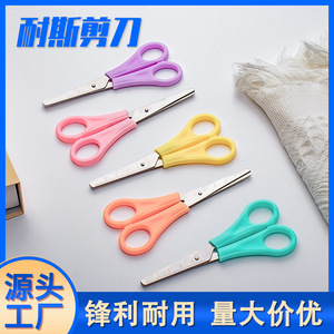 Craft Scissors With Ruler 5cm Stainless Steel For DIY Kids Safety Cutting - Product Image 5