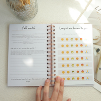 Journal de prière de gratitude personnalisé journal biblique planificateur de livre inspirant avec reliure à spirale