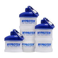Conteneur de stockage de protéines en plastique personnalisé, entonnoir portable pour poudre de protéines pour bouteille shaker