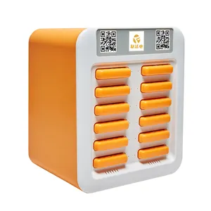 Aplicación personalizada de carga rápida 5000mAh 12 puertos alquiler estación de carga de teléfono móvil para bar sin bancos de energía