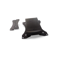 2021 Raspberry Pi 5b papan logam warna hitam penutup dengan 100mm ukuran Vesa lengan Mounting Plate