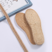 Semelle en jute pour dames unisexe à bas prix Espadrille en jute ruban tresse semelle d'usine pour la fabrication de chaussures Semelle en jute faite à la main