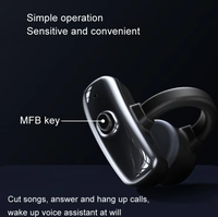 Casque à conduction osseuse TWS True Wireless Open Ear de haute qualité avec boîtier de charge et affichage numérique de la batterie LED Jeu de puces JL