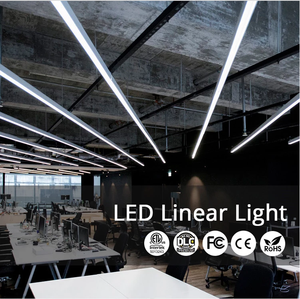 IP20 Dimmable 36W 1200mm Aluminum LED Linear <strong>Light</strong> <strong>Fixture</strong> 0-10V DALI Driver 5000K Daylight 5-Year Warranty Modern <strong>Office</strong>/Living - Product Image 2
