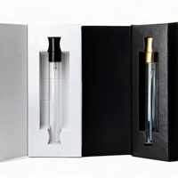 Flacon de parfum en verre transparent avec couvercle argenté, idéal pour échantillons d'huiles parfumées – 2ml, 3ml, 5ml, 8ml, 10ml, 15ml – Vente chaude