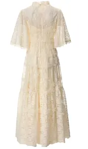 Xxxl <span class=keywords><strong>abito</strong></span> lungo in pizzo 2024 primavera sera festa donna Allover pizzo motivo floreale <span class=keywords><strong>svasato</strong></span> elegante Maxi <span class=keywords><strong>abito</strong></span> lungo occasioni - Product Image 2