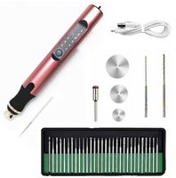 Kit de gravure électrique miniature sans fil Leader 38 en 1, outil rotatif portable pour la gravure sur bijoux, bois, métal, pierre, verre