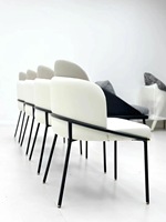 Chaise sans accoudoirs moderne, mobilier commercial, chaise de salle à manger de café, cadre en bois, siège en bois, chaise en bois et en acier pour restaurant