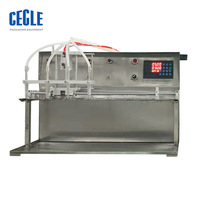 Machine de remplissage et de bouchage de sachets souples à bec verseur (20-1000 ml) avec 4 buses