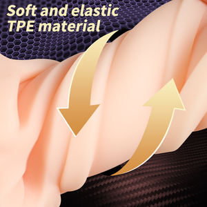 1,77 Pfund 10 Geschwindigkeit Vibrierende Penis Stimulation Masturbation Tasse Paar Geschenk Männlich Selbst vergnügen Tasche Muschi Sexspielzeug für Männer - Product Image 3