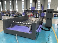 Routeur CNC ACCTEK 4 axes 5 axes avec dispositif de rotation et tête oscillante, routeur CNC 3D