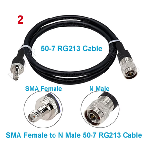 Cavo RG213 da N Maschio/Femmina a SMA Maschio/Femmina 50 Ohm a Bassa Perdita, Prolunga per Radio CB, Radio Amatoriale, Trasmettitore FM - Product Image 3