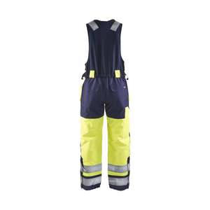 BLAKLADER - 850419773389C50 Hi-Vis sleeveless <b>winter</b> <b>overalls</b> Yellow/Navy blue - EAN 7330509283325 HI-VIS WORKWEAR - Product Image 2