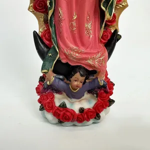 Cadeau de Noël, figurine religieuse, Sainte Famille, statues mexicaines de la Vierge Marie, décoration de la maison, artisanat en résine d'Europe, sculpture artistique - Product Image 5