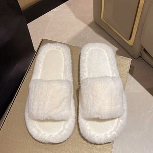 Pantuflas de Casa al por Mayor de Alta Calidad con Suela de PVC, Pantuflas de Franela para Mujer al por Mayor con Alta Calidad - Product Image 6
