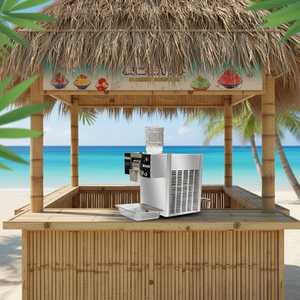 Nueva Máquina de Hielo Raspado de Acero Inoxidable de 750W con 5 Sabores, Totalmente Automática, Consistente, de 1200W, de un Solo Tambor, para Hielo en Copos, Segura para Comida Rápida - Product Image 5