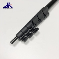 12 pieds de verrouillage poignée télescopique en aluminium pour voiture/fenêtre/bus nettoyage outils