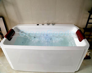 Bañera de hidromasaje acrílica con luces Led coloridas, bañera de masaje de burbujas de aire, Spa de <span class=keywords><strong>EE</strong></span>. <span class=keywords><strong>UU</strong></span>., nuevo diseño - Product Image 5