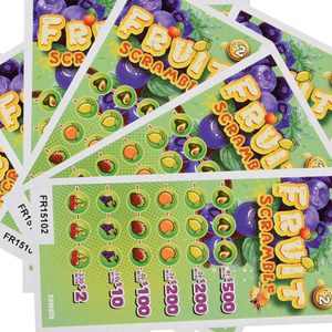 2025 New Hot gốc in kỹ thuật số màu tráng giấy miễn phí thiết kế in Pull tabs cờ Bạc vé - Product Image 6