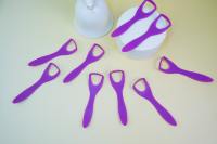 Raspador de Lengua Ecológico de Plástico, Cepillo para Lengua, Limpiador de Lengua, Herramienta para Eliminar el Mal Aliento, Uso Doméstico