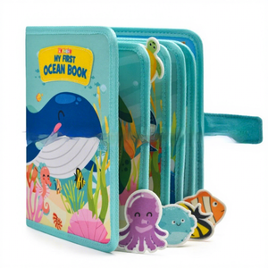 BABUR BBMT007 Libro Sensorial de Fieltro Montessori para Niños Pequeños, Juguete Educativo de Aprendizaje Temprano, Libro de Historias Tranquilas Transfronterizo - Product Image 6