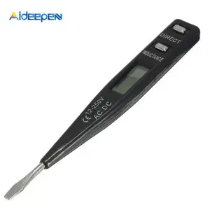 AC DC 12-250V Digital Induced Electric Tester Screwdriver Probe With Indicator Light Voltage Tester Detector Electrician Tools