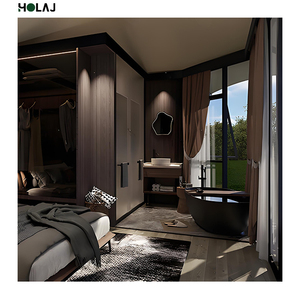 Tente de glamping de luxe à structure en acier exclusive Oxford Canvas Waterproof Four-Season Two Bedrooms Tropical Premium Outdoor - Product Image 4