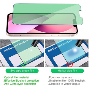 Película de vidrio templado para Iphone, Protector de pantalla Universal con pegamento completo para 12 11 13 - Product Image 4