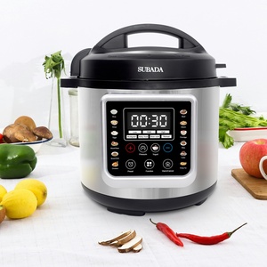 Pentola a Pressione Multifunzione 6L per Riso, Zuppe, Cottura Lenta, Timer, Mantenimento Calore, Carne, Agnello, Fagioli, Dolci, Pollo Arrosto, Riscaldamento Rapido - Product Image 1