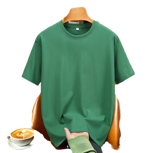 T-shirt uni pour homme de haute qualité, fabriqué sur mesure, style décontracté, 50/50 polyester coton, respirant, design vierge, manches courtes, populaire - Product Image 1