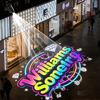Projecteur LED Gobo avec logo, norme américaine 110V FCC, lampe étanche IP67 pour publicité extérieure, enseigne de magasin de détail en chaîne