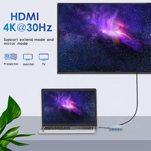 Station d'accueil multifonctionnelle USB-C <span class=keywords><strong>8</strong></span>-en-1 avec double HDMI 4K et extension d'écran USB-C <span class=keywords><strong>8</strong></span>-en-1 - Product Image 5