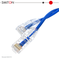 0.5m 1m 3m 5m 6m 10m 10m 10G Rj45 Utp Cat6 Cat6a câble réseau Ethernet Patch câble Lan Cat6 cordon de raccordement mince test réussi