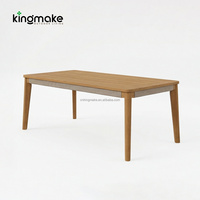 Ensemble de mobilier d'extérieur en rotin tressé, ensemble de jardin en teck imperméable, ensemble de salle à manger en bois durable et luxueux pour hôtel et patio