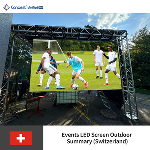Pantalla LED de Alquiler para Exteriores Canbest 6500 Nits RH COB, Panel de Video Wall Impermeable IP65 P1.5 P1.9 P2 P2.6 P3 P3.9 para Partidos - Product Image 2