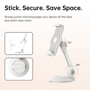 <span class=keywords><strong>Support</strong></span> à ventouse puissant Ledetech pour téléphone portable et <span class=keywords><strong>tablette</strong></span>, compatible avec pare-brise et vitres, pour iPad et téléphone portable - Product Image 4