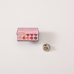 Casero Original lindo rosa púrpura fresa sombra de ojos paleta broche niñas accesorio insignia solapa Pin con regalo de recuerdo - Product Image 5