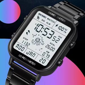 Reloj de Pulsera Deportivo SKMEI 1888 de Acero Inoxidable, Multifuncional, con Podómetro, Calorías, Hora Dual, Digital, Resistente al Agua para Hombre - Product Image 3