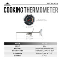 Termometer Digital Campingmoon Outdoor untuk Memasak, Alat Dapur, Termometer Oven, Termometer Daging Digital
