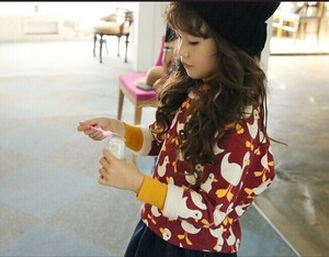 Ensemble de vêtements pour enfants en gros, style coréen, t-shirt décontracté à manches longues et jupe courte pour filles, provenant d'un fournisseur chinois - Product Image 6